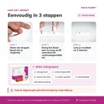 patris-health-zwangerschaps-bloedtest-gebruik-3-stappen Gebruiksinstructies in drie stappen voor de Patris Health Zwangerschaps-bloedtest