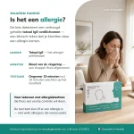 patris-health-allergie-zelftest-voordelen Overzicht van de Patris Health Allergie Zelftest met informatie over doel, marker, monster en testduur