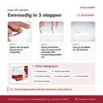 patris-health-ijzertekort-zelftest-how-it-works Gebruik van de Patris Health IJzertekort Zelftest in drie stappen