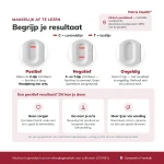 patris-health-ijzertekort-zelftest-result-interpretation Uitslaginterpretatie van de Patris Health IJzertekort Zelftest met positief, negatief en ongeldig voorbeeld