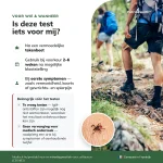 Lyme-test gebruiken twee tot zes weken na een vermoedelijke tekenbeet