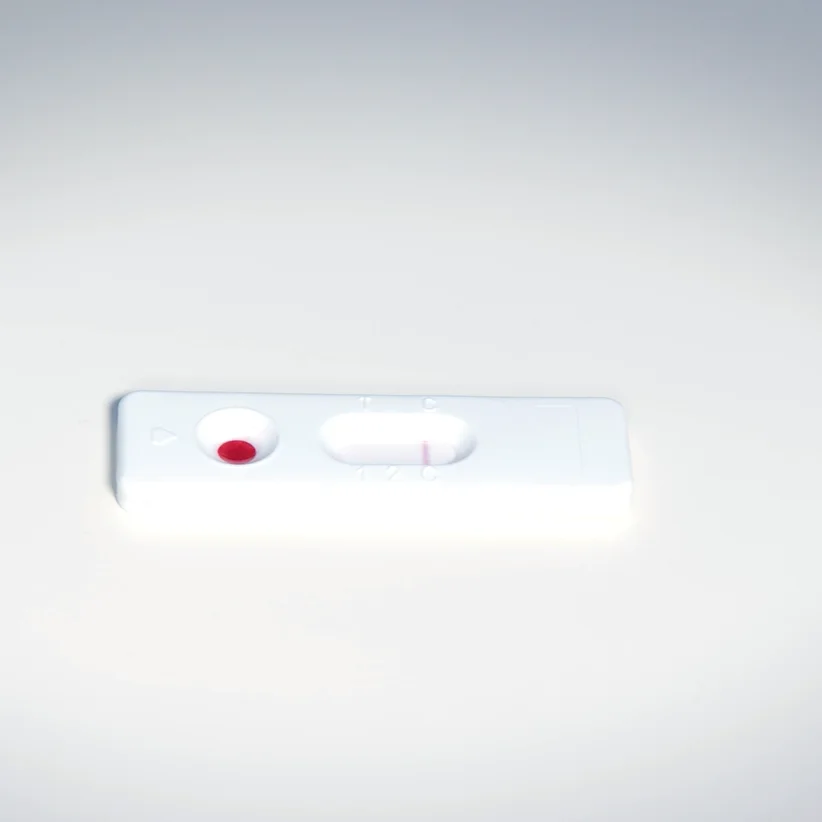 De uitslag aflezen: lijnen in het resultatenvenster van het testapparaat